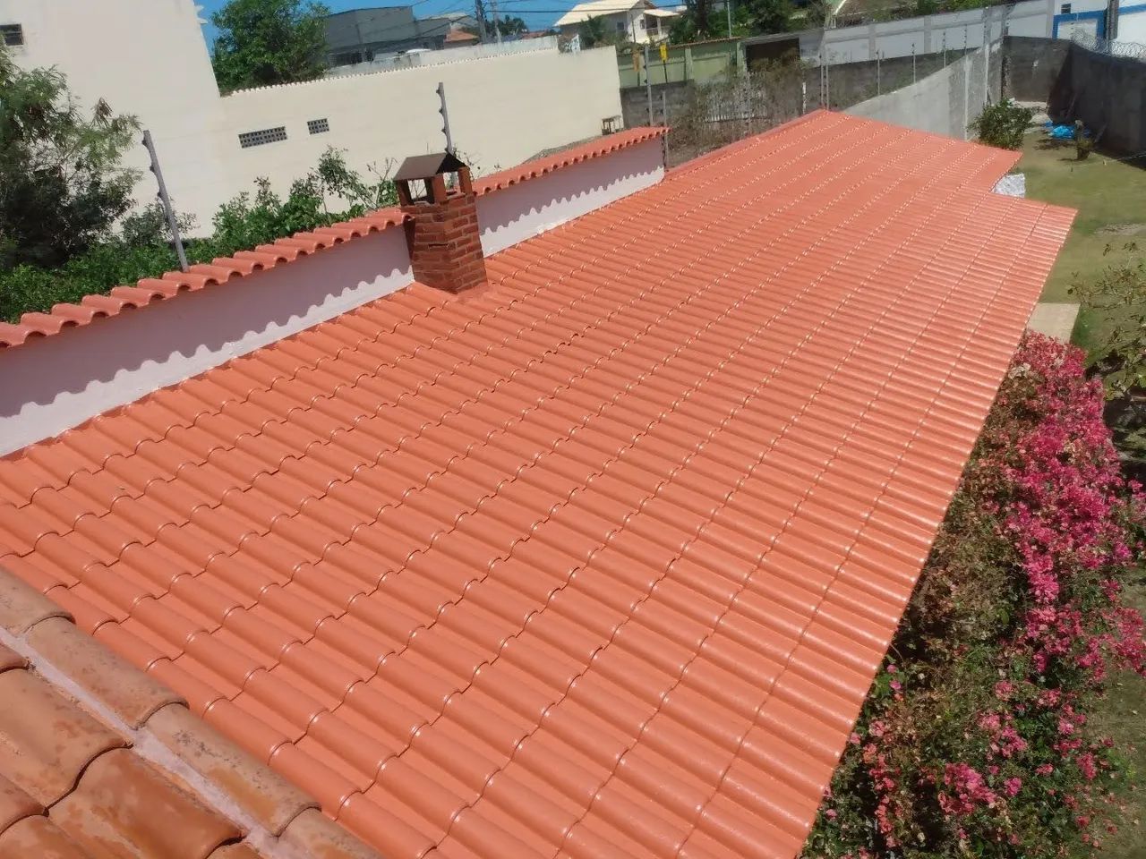 Pintura e limpeza em telhado colonial - Foto 5
