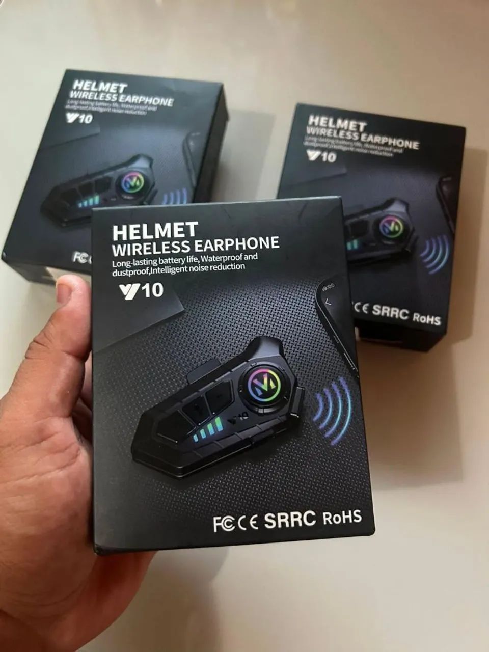Intercomunicador V10 Bluetooth para Capacete - Moto, GPS e Chamadas - Foto 3