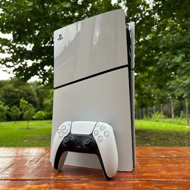 PS5 Slim Digital 1TB SSD Completo Com Controle Original e Caixa - Foto 5