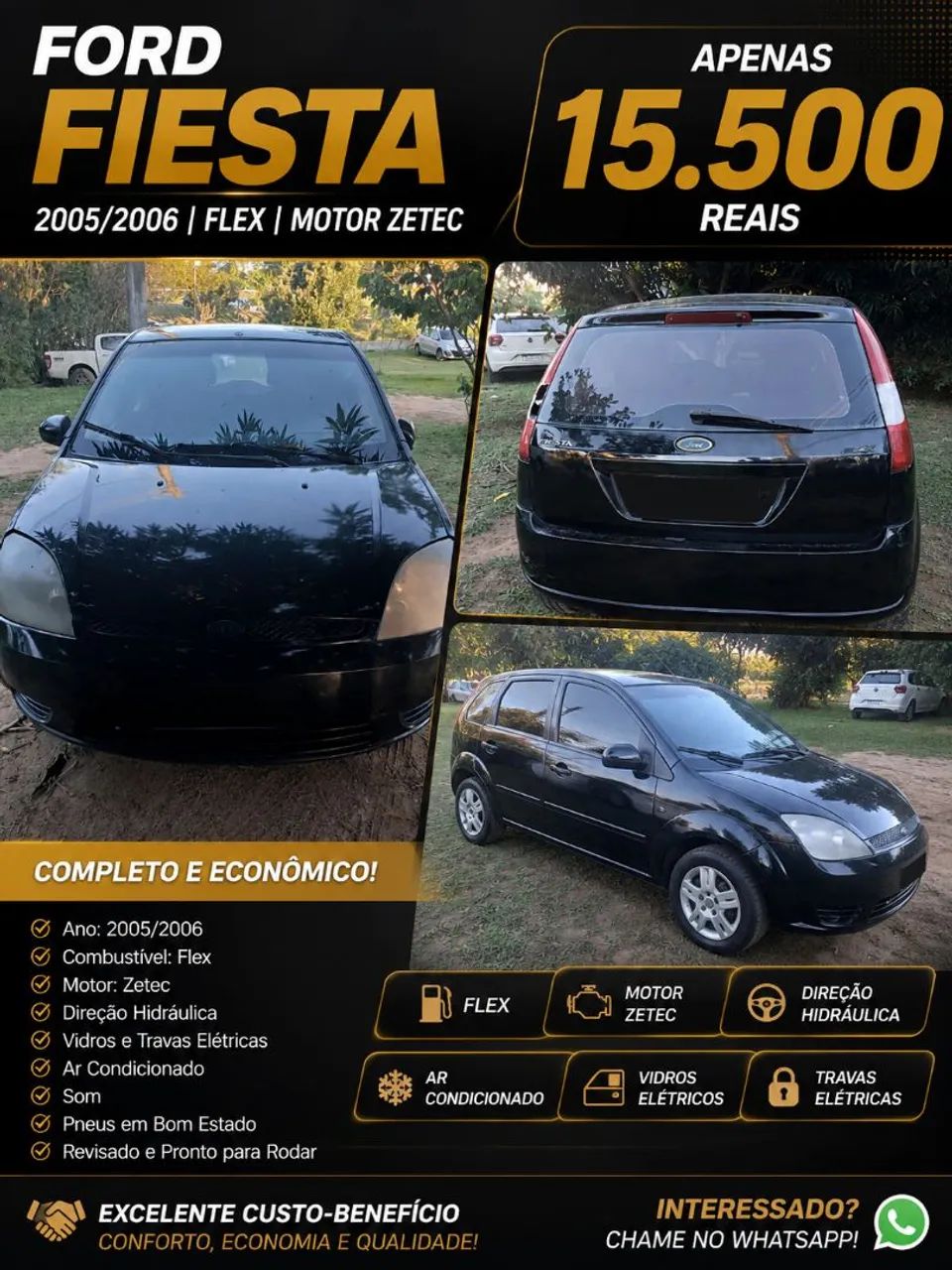 Ford Fiesta Fiesta 1.0 8V Flex/Class 1.0 8V Flex 5p 2007