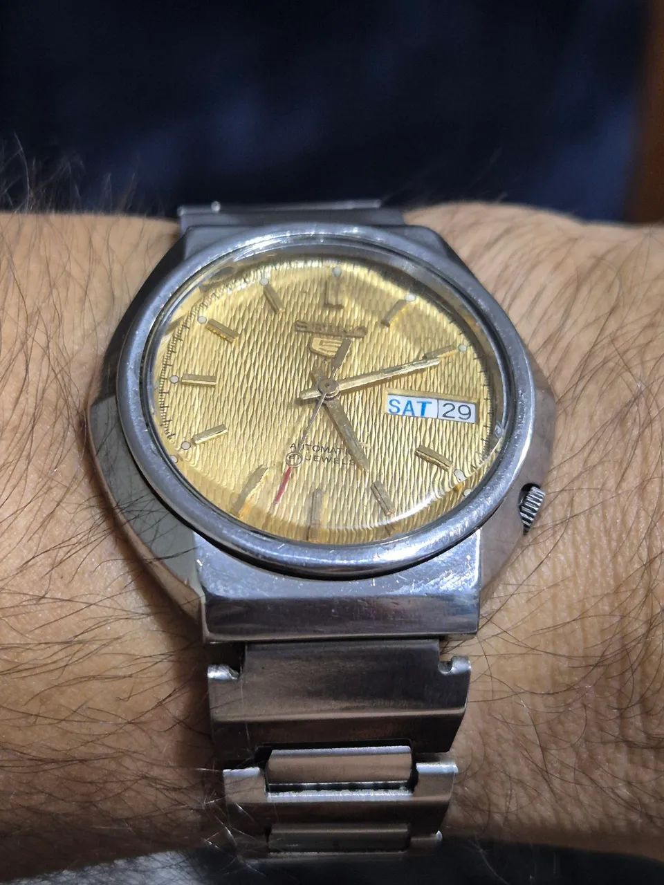 Relógio SEIKO 5 AUTOMÁTICO  7S26 -02F0   -  FUNCIONANDO - Foto 3