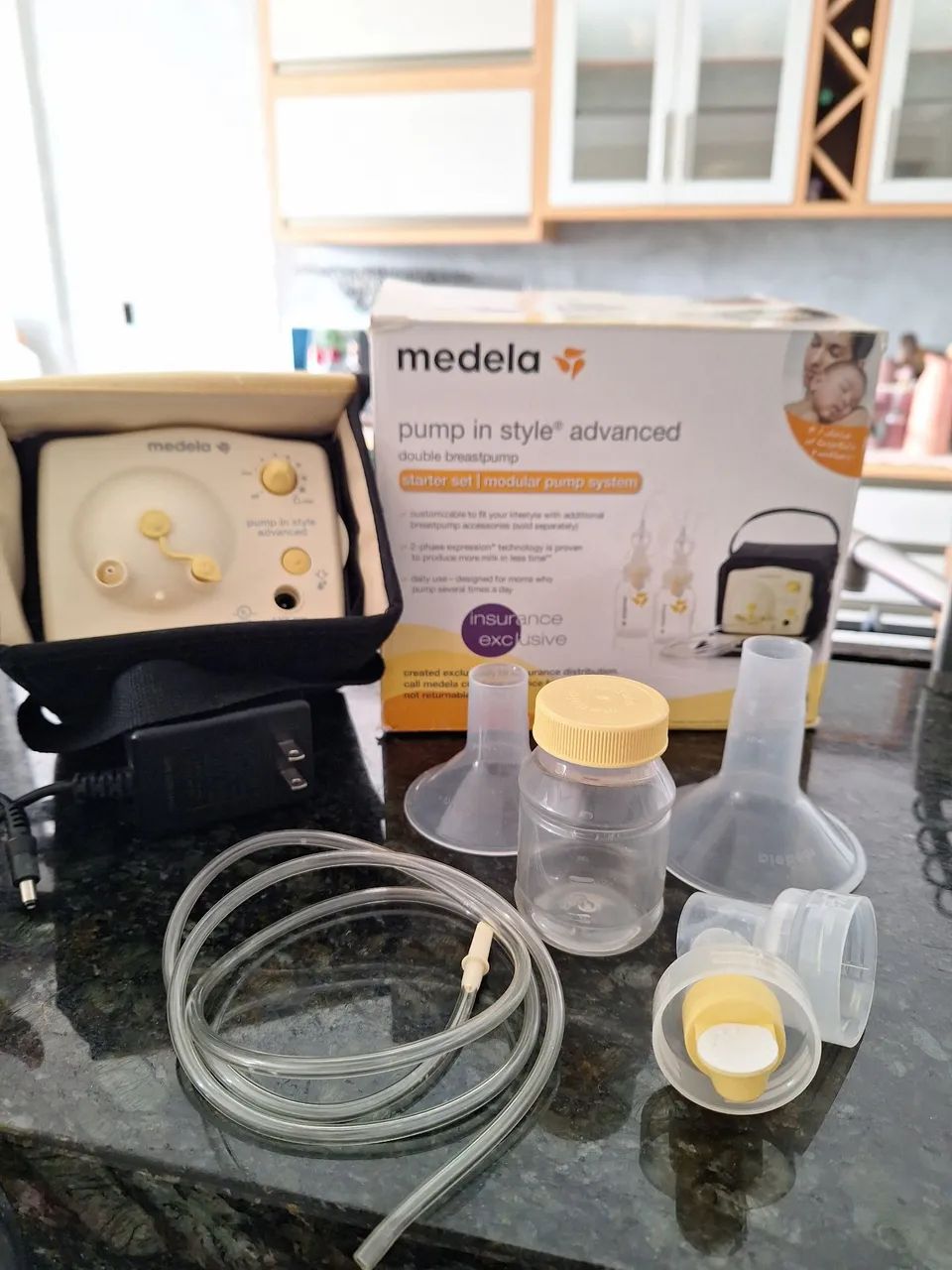 Extatora eletrica de leite Medela