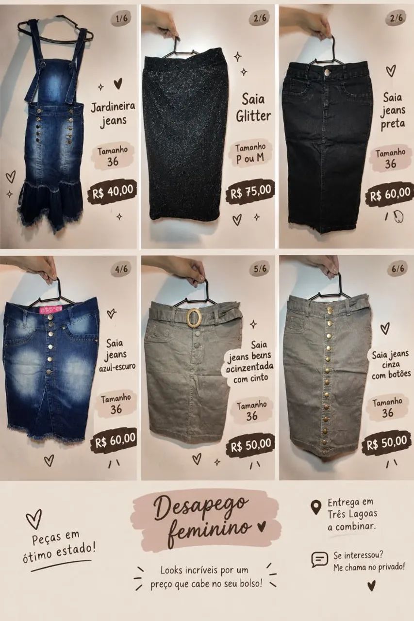 Roupas novas e seminovas - Foto 2