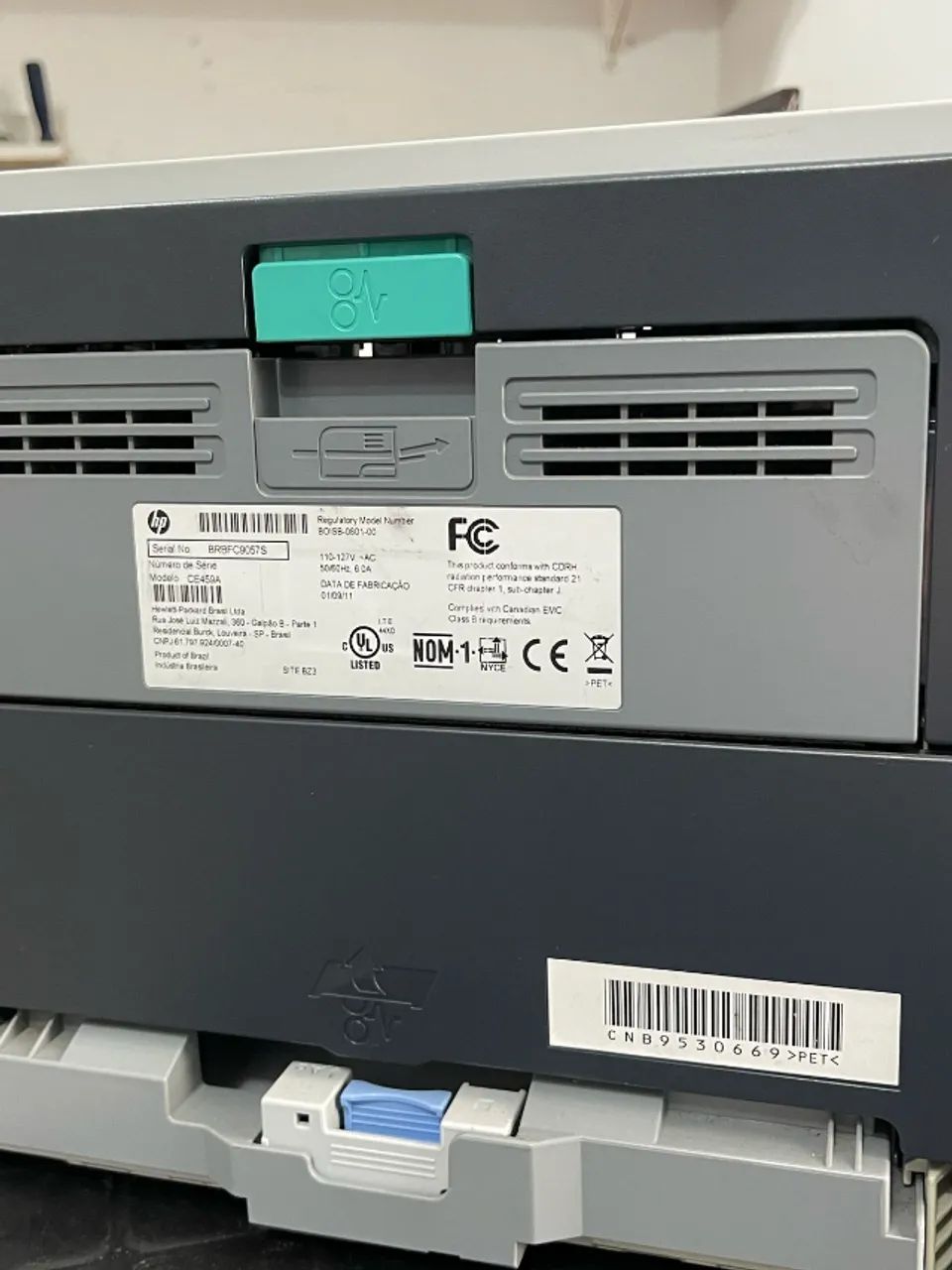 Impressora função única monocromática HP LaserJet P2055dn - Foto 4