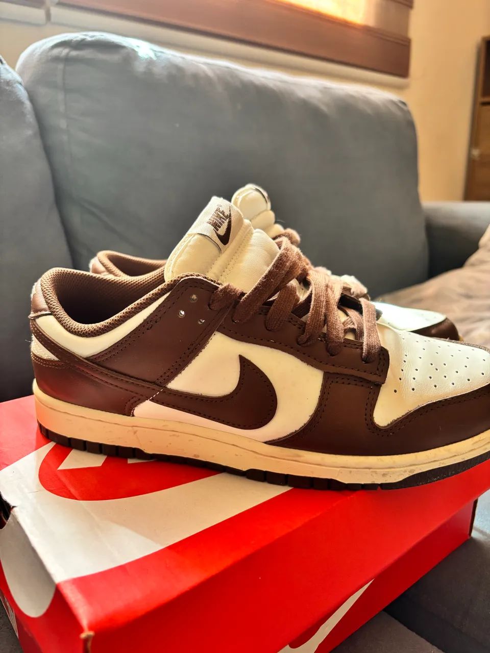 Dunk low - Marrom (original) - Foto 4