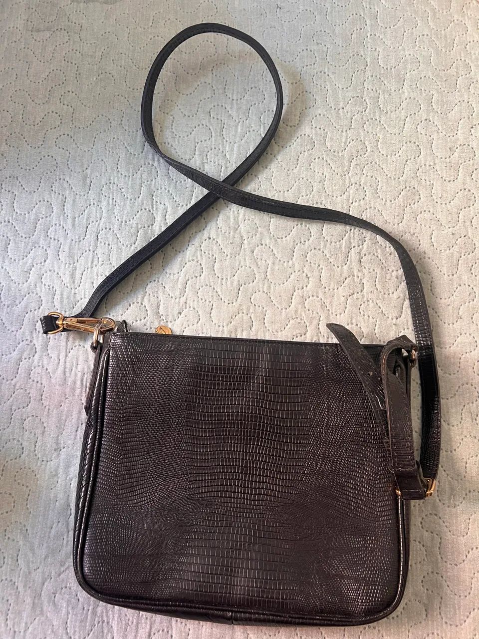 Bolsa corello de couro preta  - Foto 3
