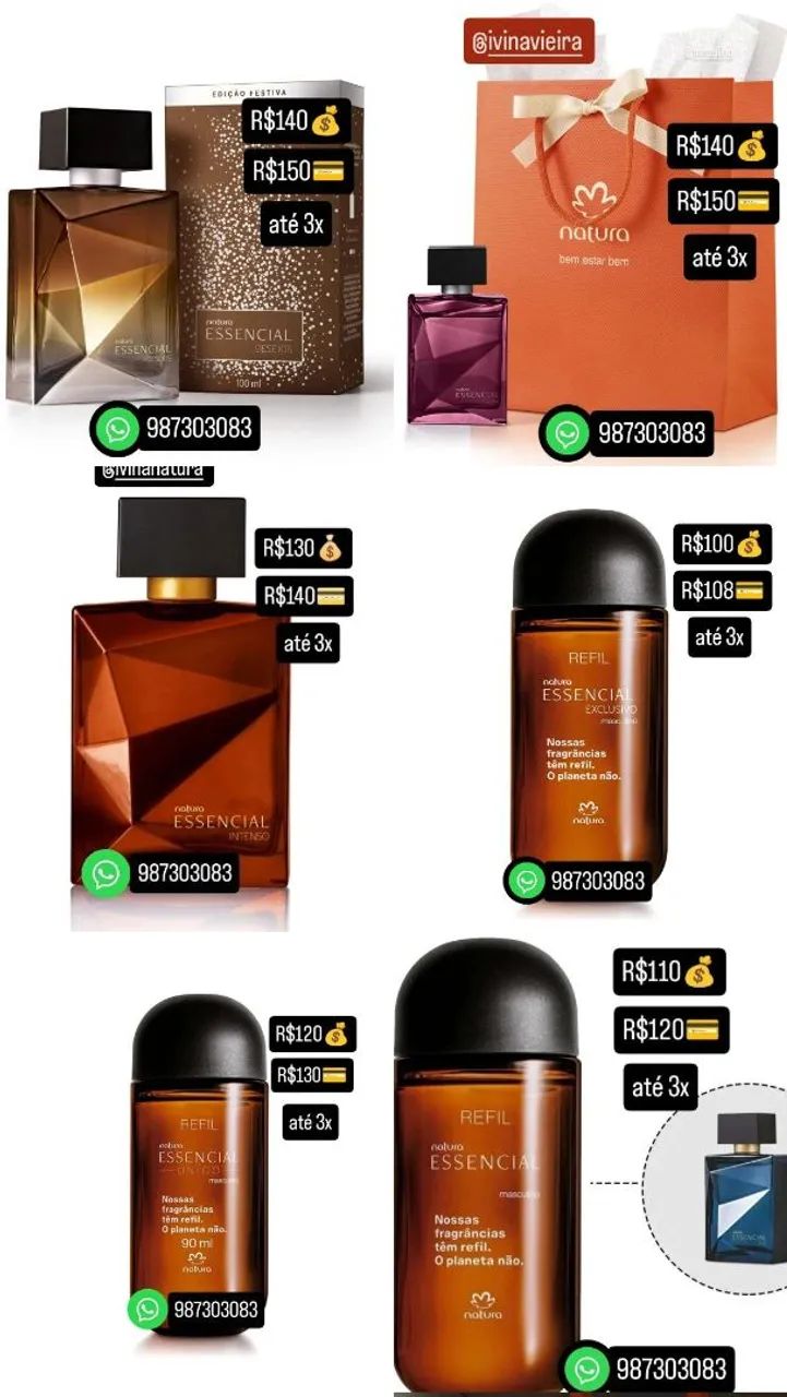 Perfume Natura Essencial Masculino - Foto 3
