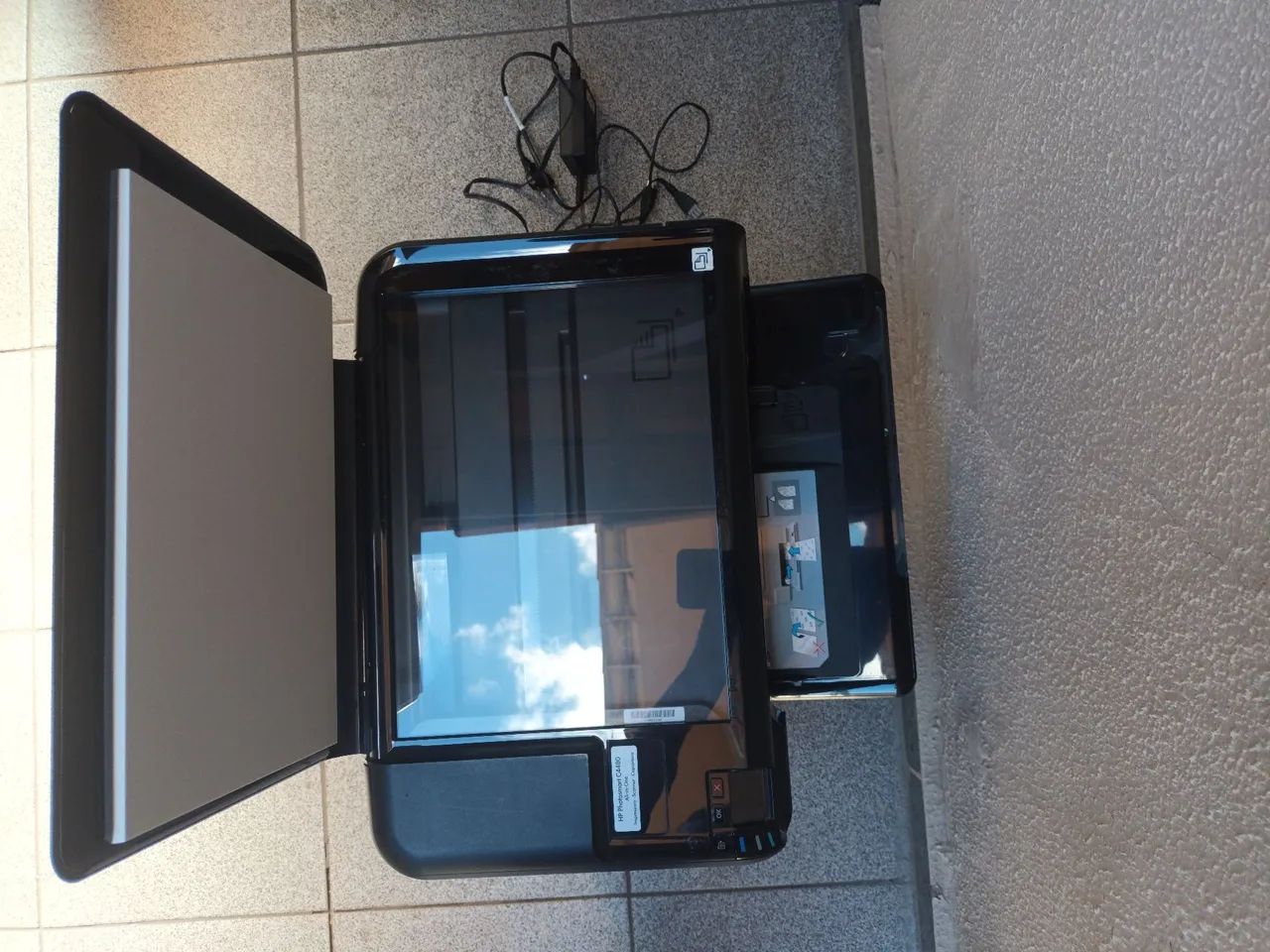 Impressora Multifuncional HP C4480 preta - Foto 5