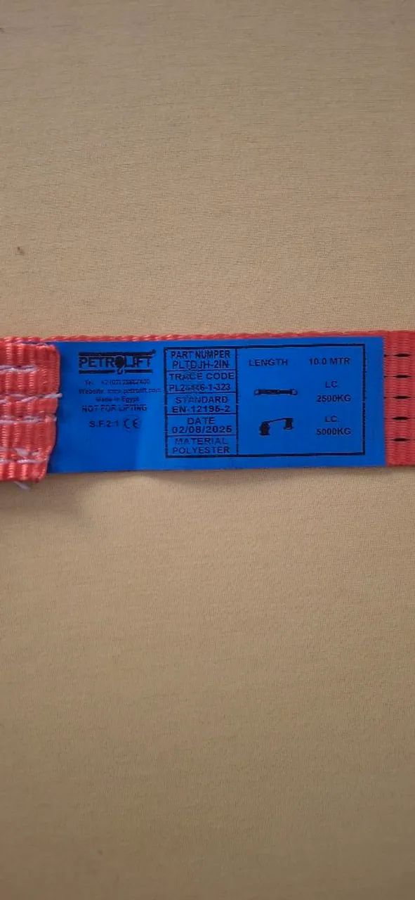 Cinta catraca 5 ton 10 metros  - Foto 3