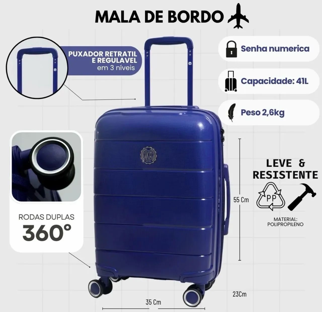 KIT DE MALA COMPLETO IKA  - Foto 4
