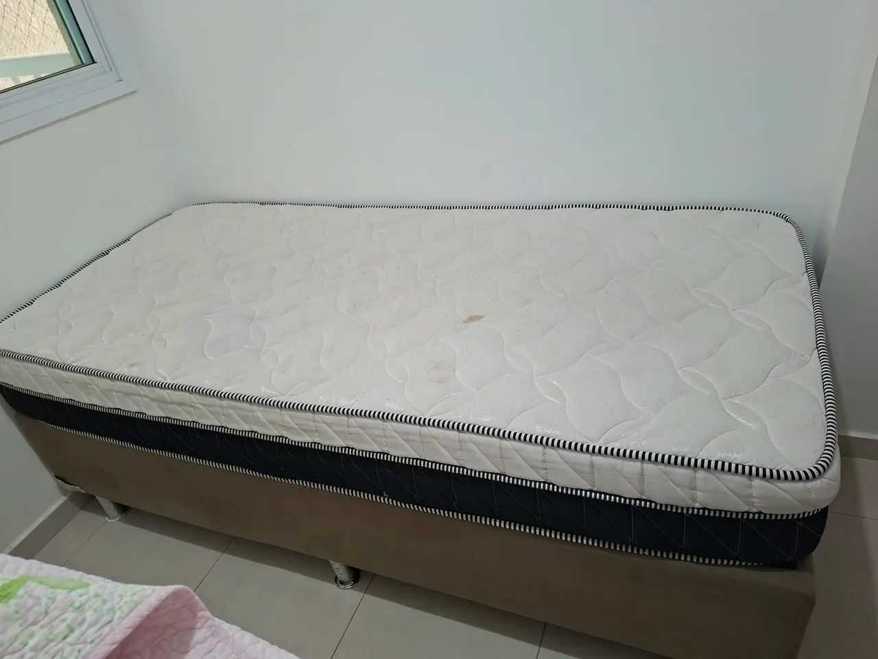 CAMA BOX E COLCHÃO  - Foto 5