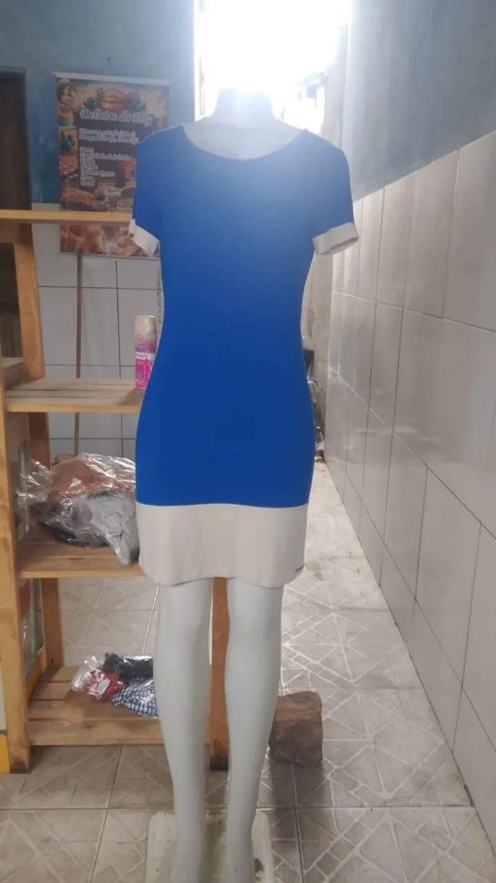 Manequim e balcão 