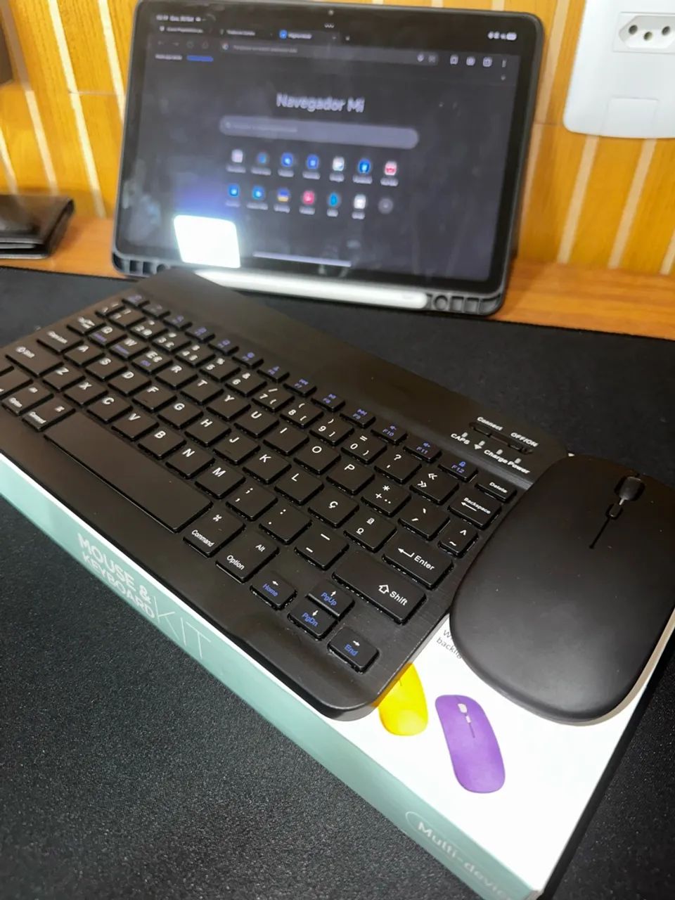 Kit teclado e mouse Bluetooth  - Foto 2