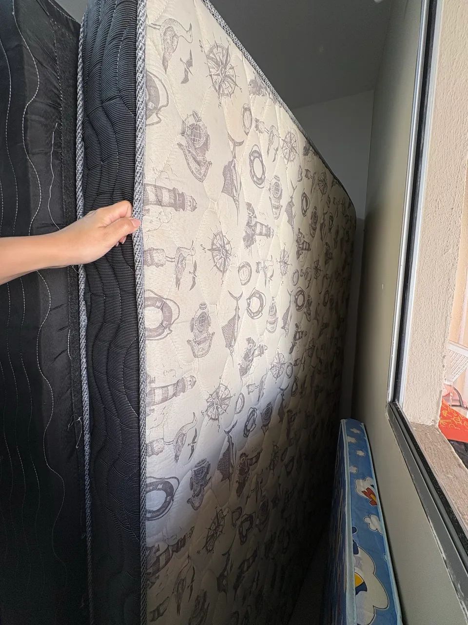 Cama box Ortobom (base + colchão)