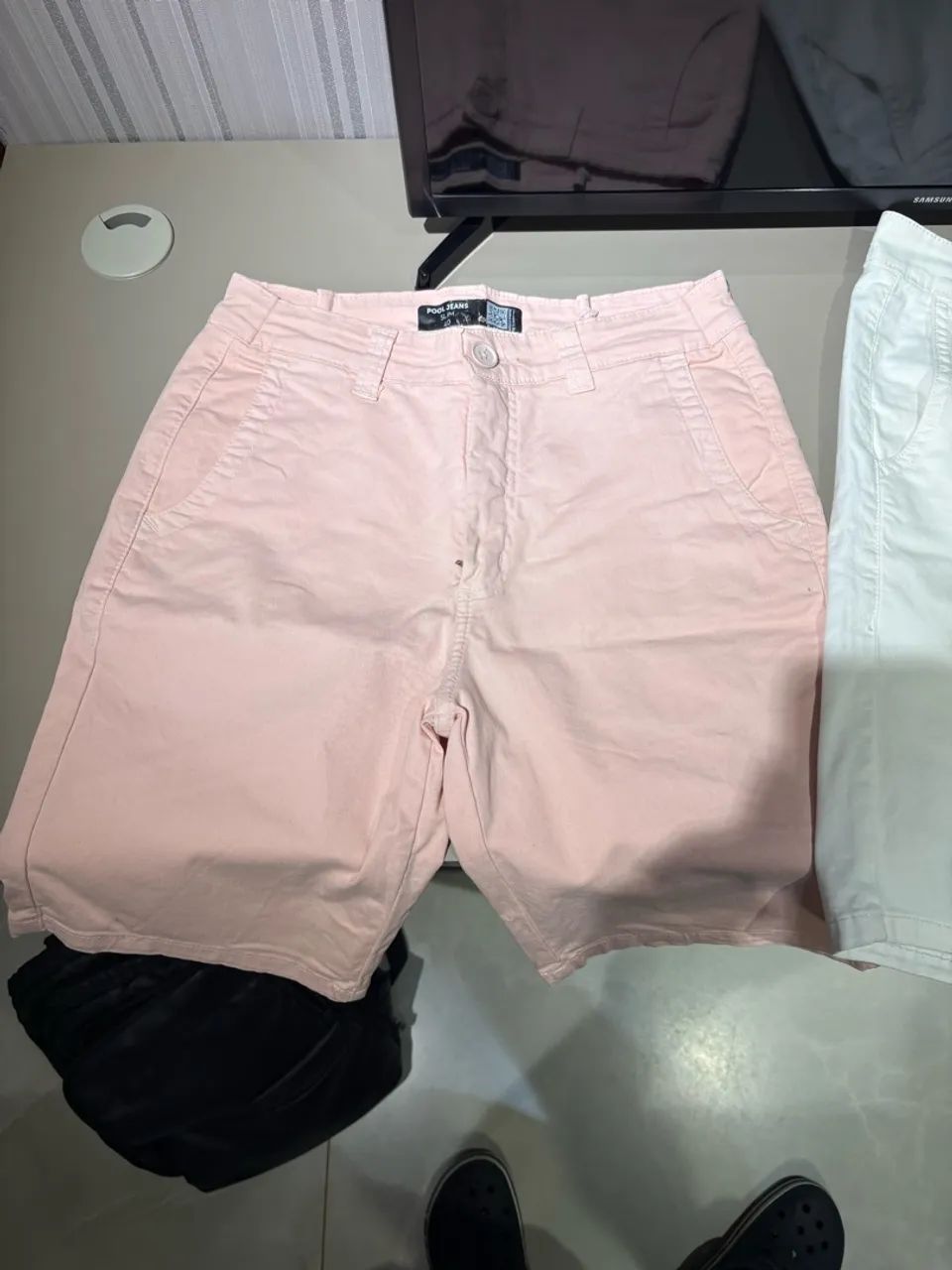kit 2 bermudas jeans slim 40