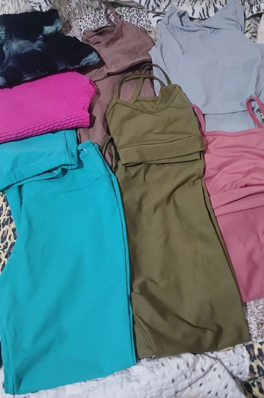 Lote de conjunto fitness 