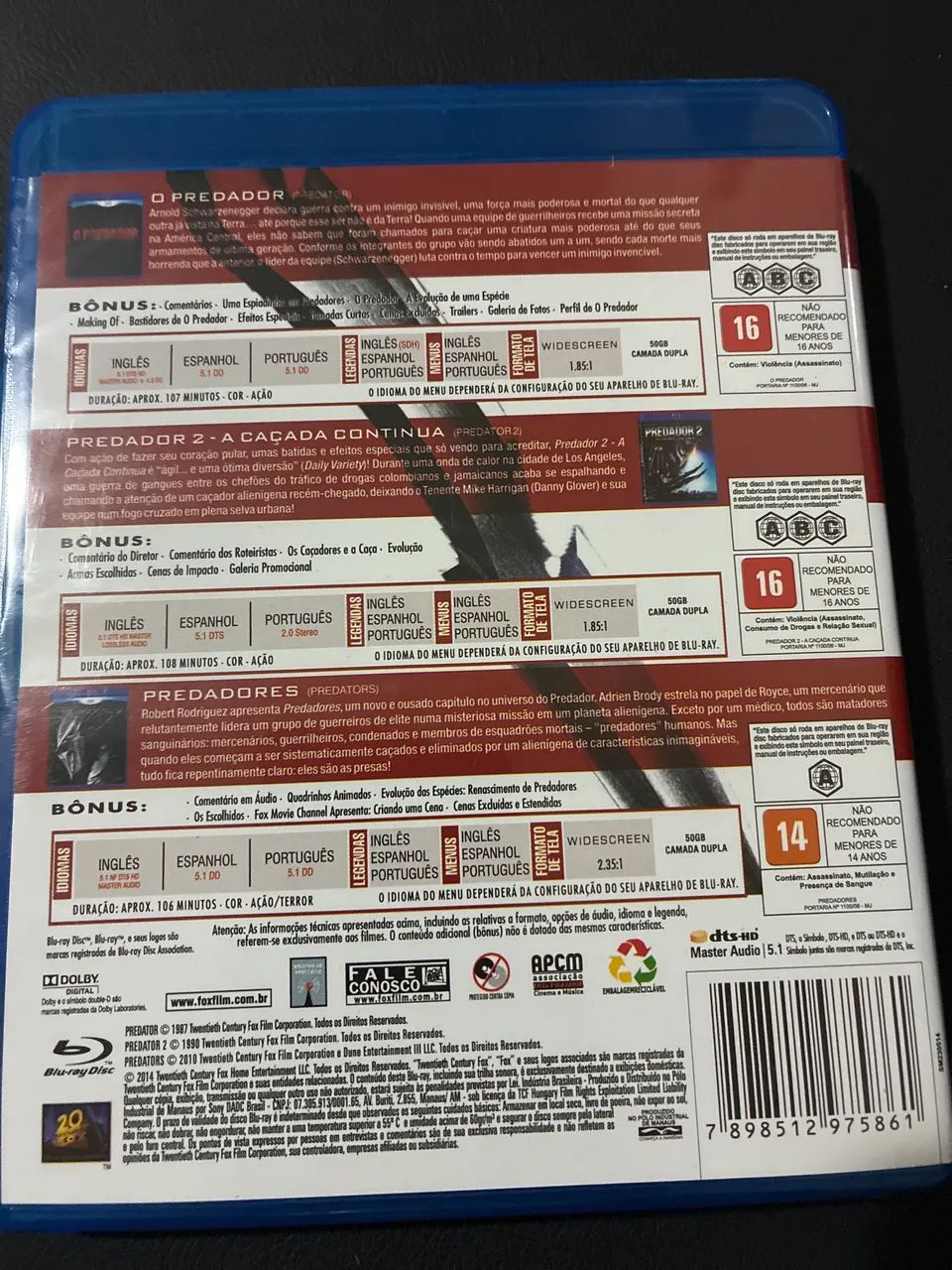 Predador trilogia Bluray  - Foto 2