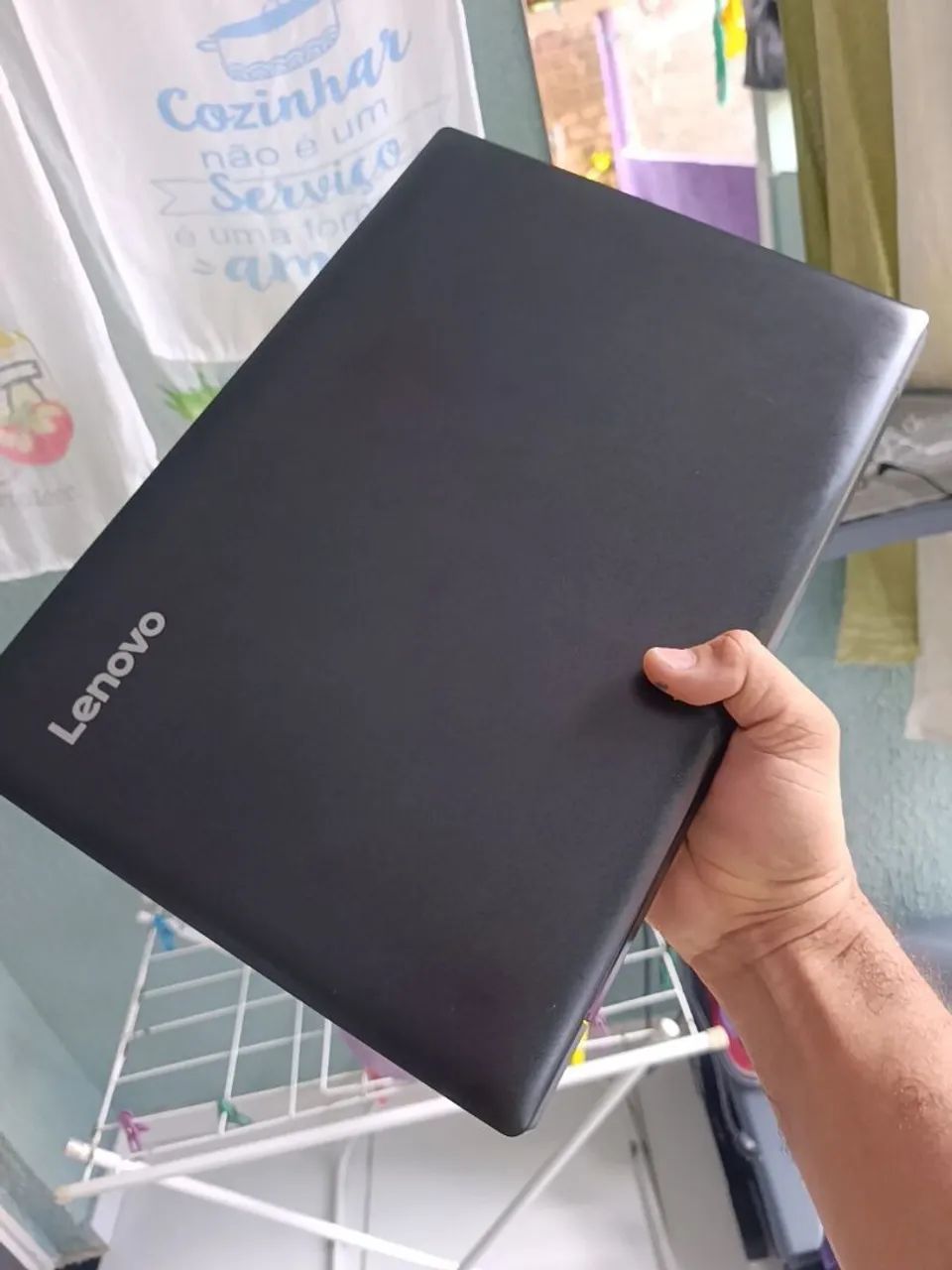 Notebook Lenovo com SSD de 240 gigas, 4 gigas de RAM ddr4, bateria excelente, carregador  - Foto 5