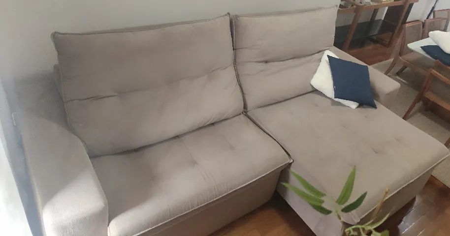 Sofá retratil de molas