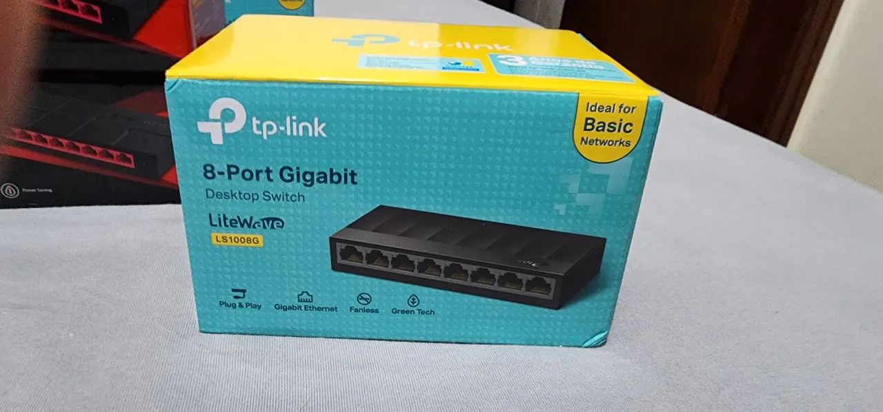 Switch gigabit 8 Portas tp-link ls1008g 