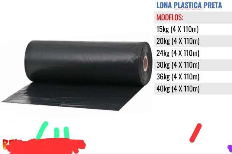 Lona preta ....Barato