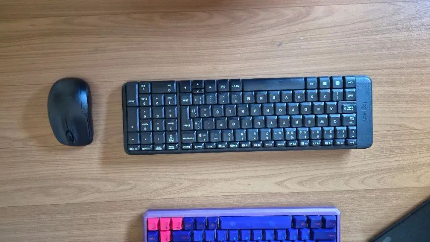  Kit Teclado E Mouse Logitech Sem Fio Mk220 - Foto 3