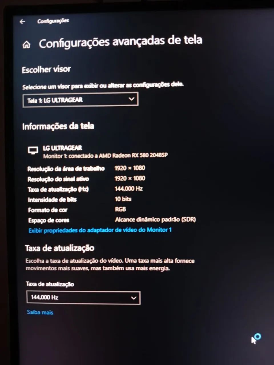 MONITOR LG 144 HZ 24 POLEGADAS - Foto 2
