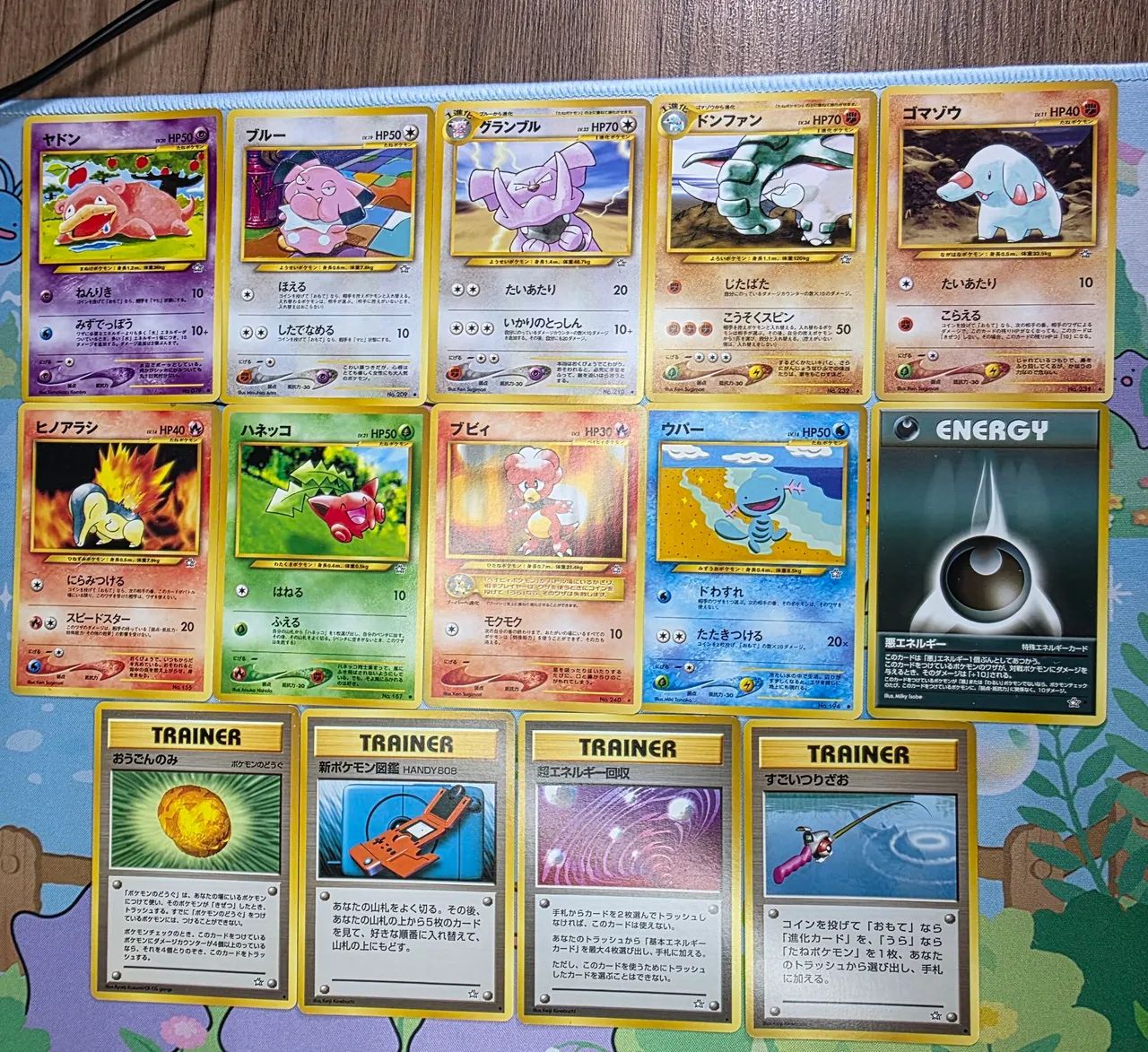 Lote cartas pokemon Neo Genesis japonesas