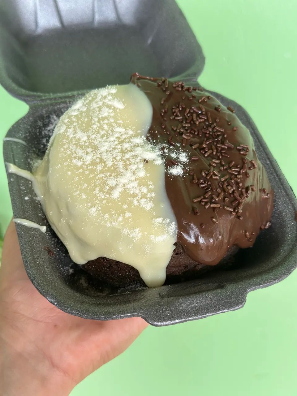 Mini bolo vulcão  - Foto 4