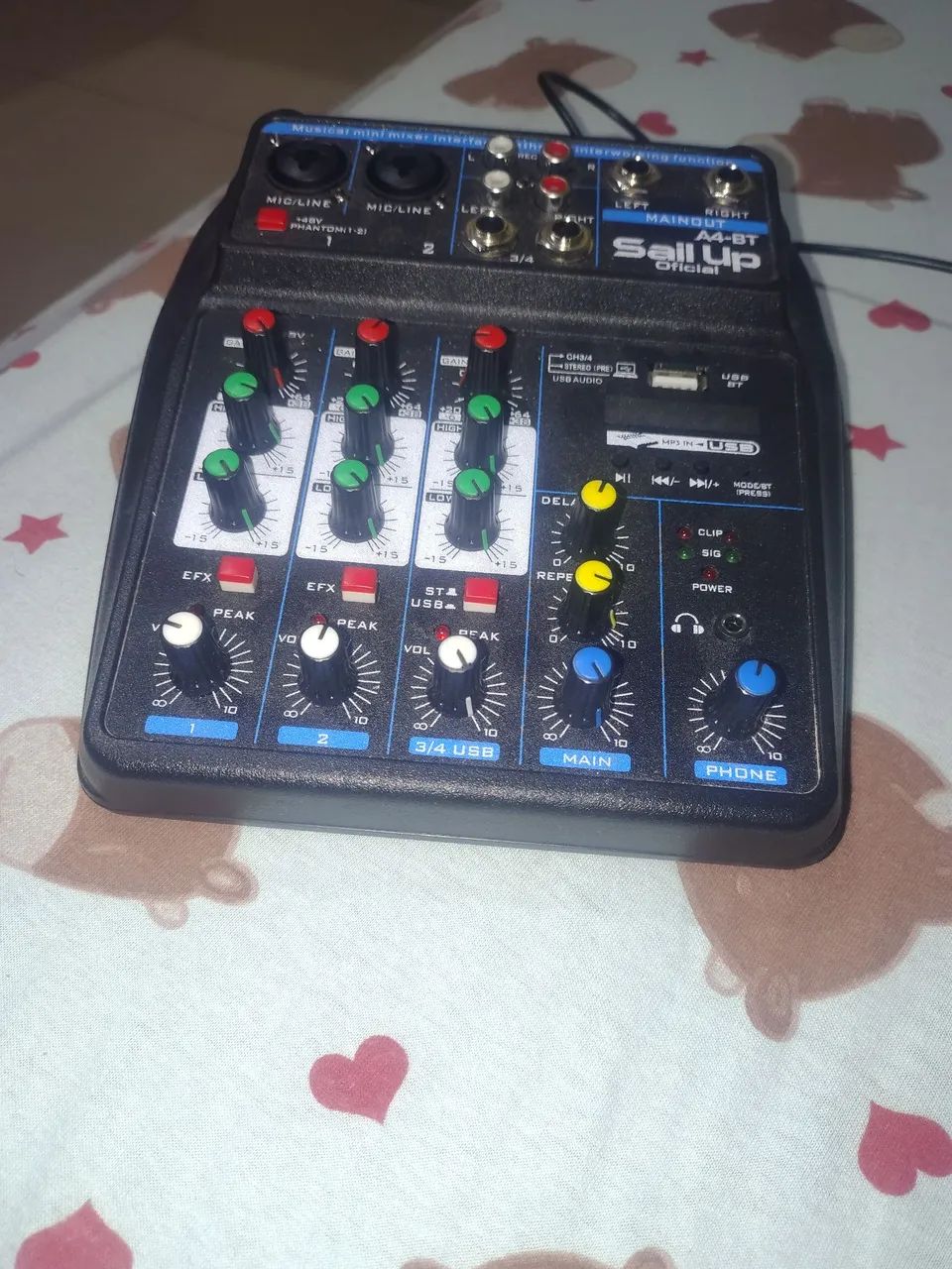 Mesa de 4 canais que pega bluetooth  - Foto 2