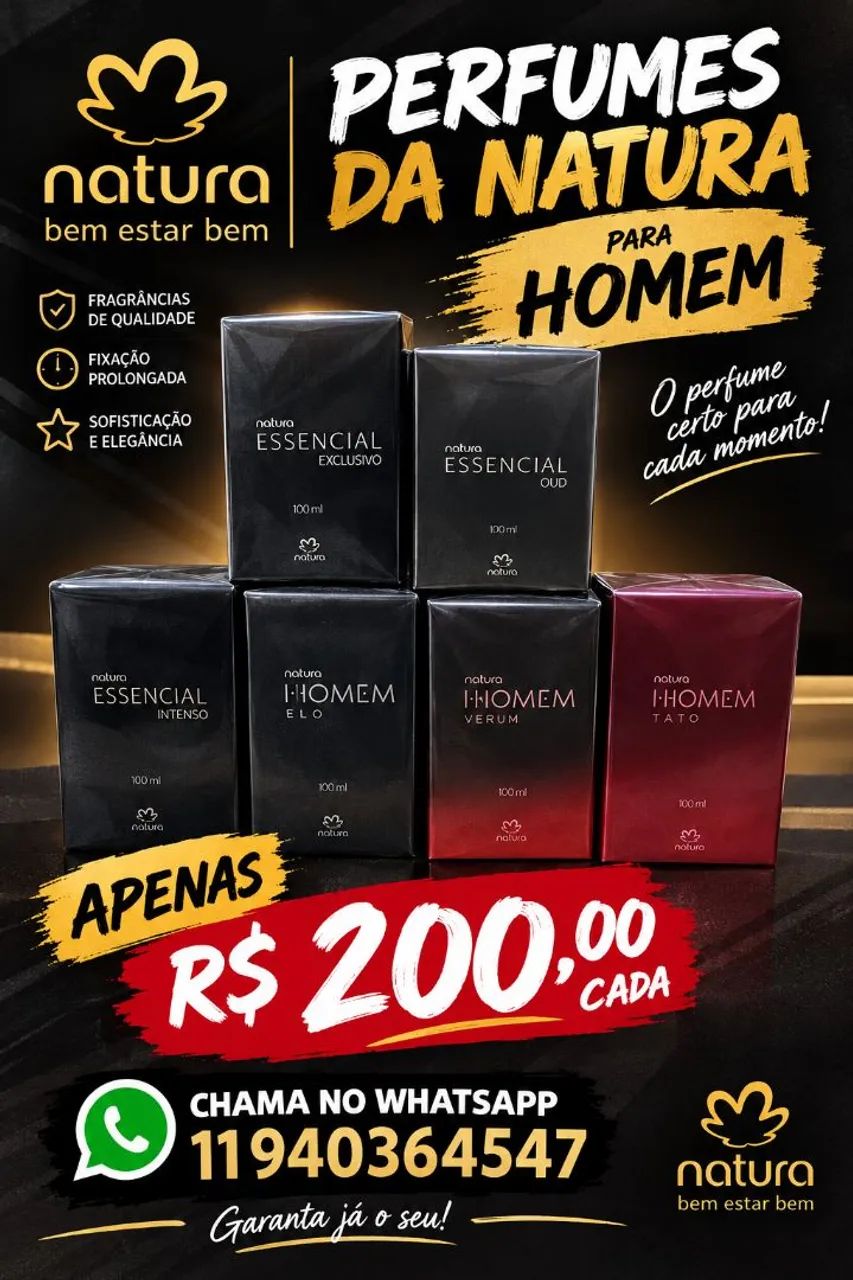 Perfumes da natura