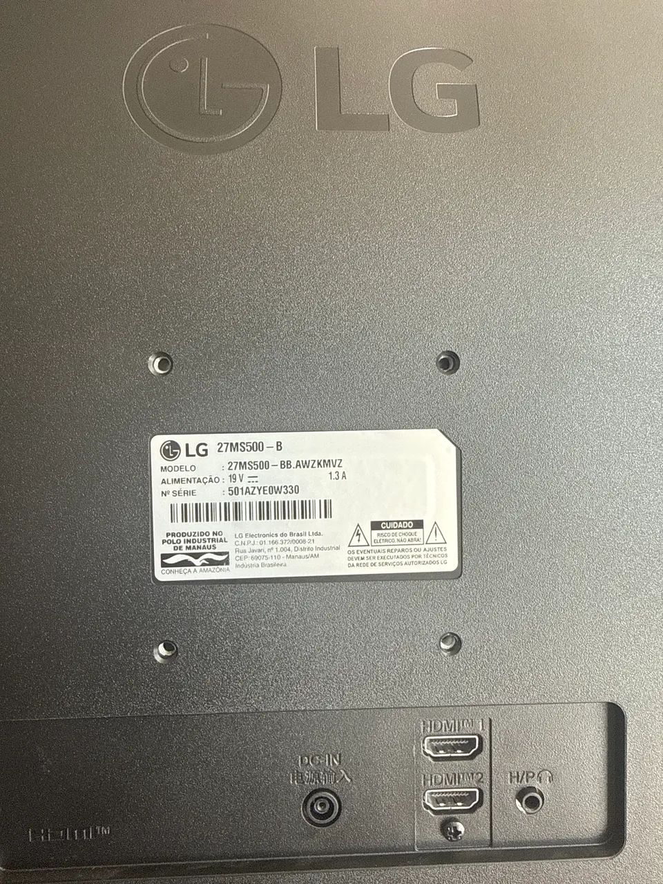 Monitor LG 27? 27MN33D-B - 60Hz - Excelente Estado - Foto 3