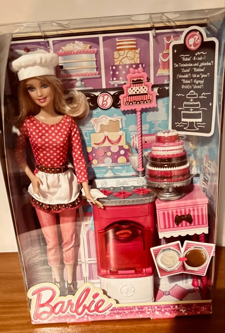 Boneca Barbie profissões Cake Barber - Foto 4