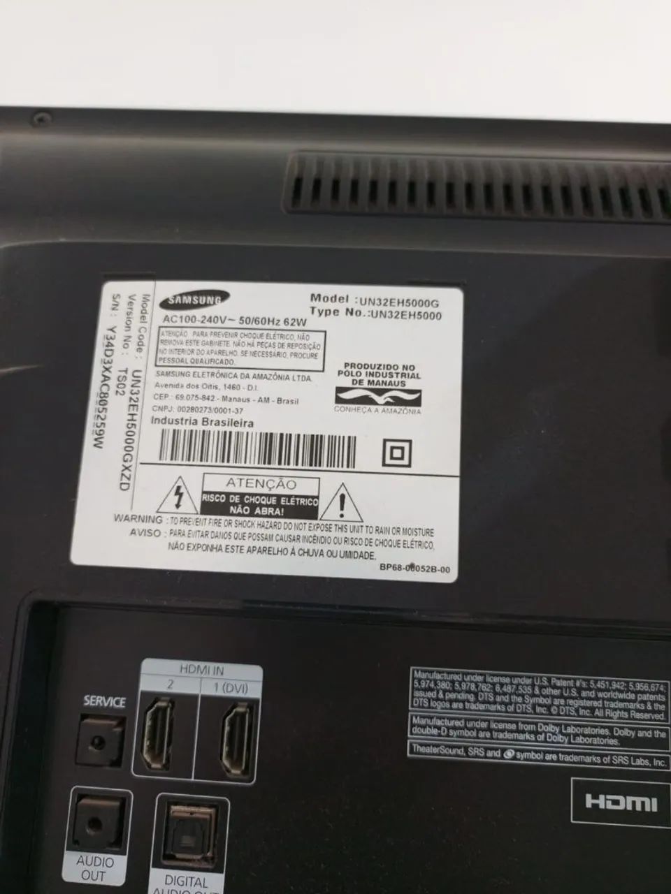 Vendo TV Samsung 32 polegadas. Não é Smart. - Foto 3