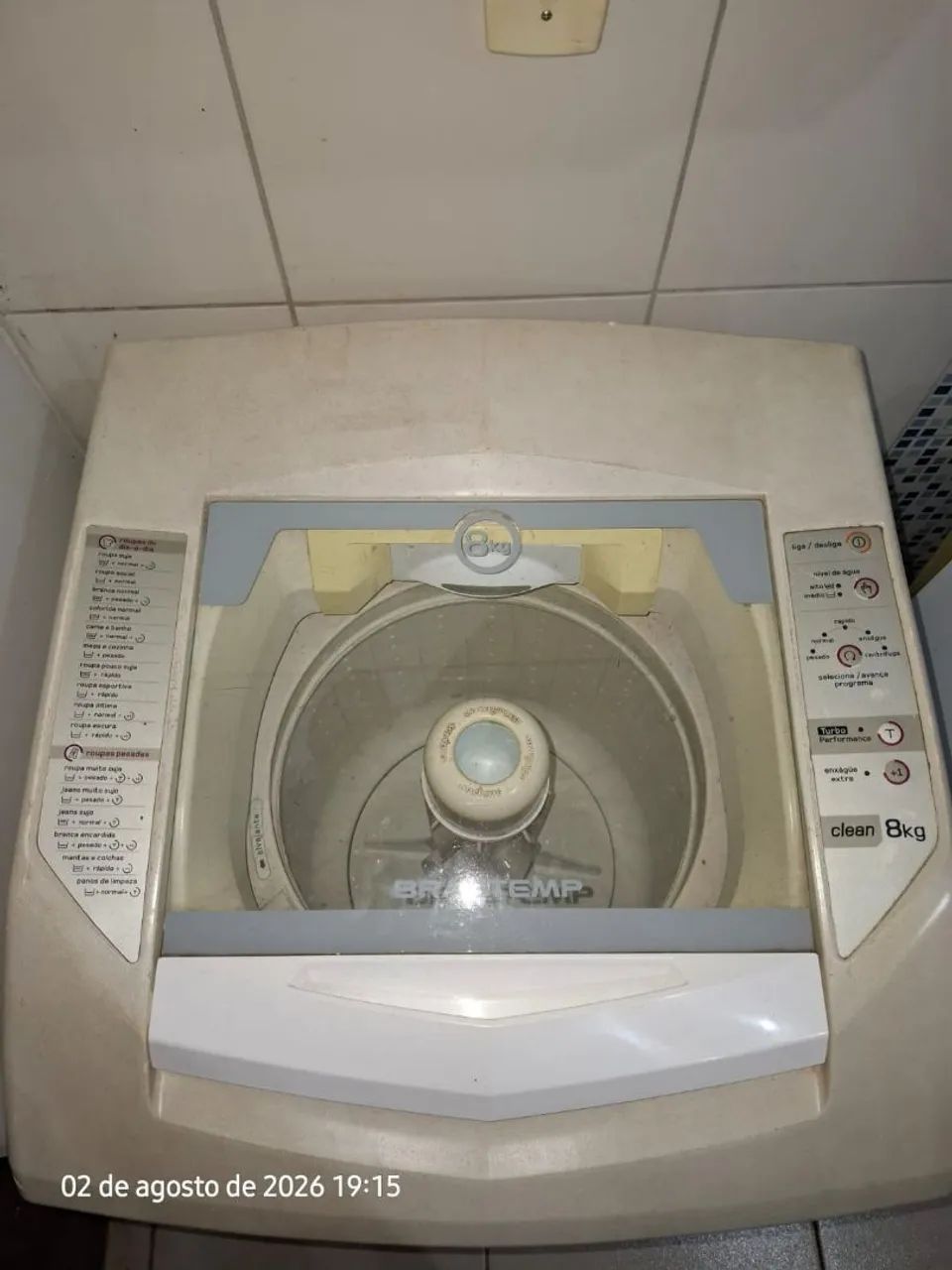 Máquina de lavar Brastemp 8 kg - Foto 3