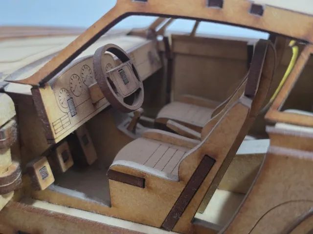 Porsche 911 Turbo em MDF 1:18 - Foto 5