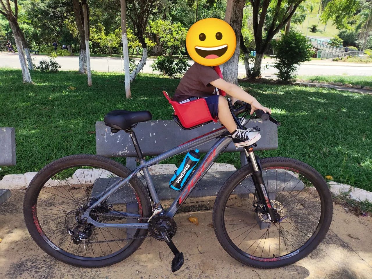 Cadeirinha infantil para bicicleta  - Foto 2
