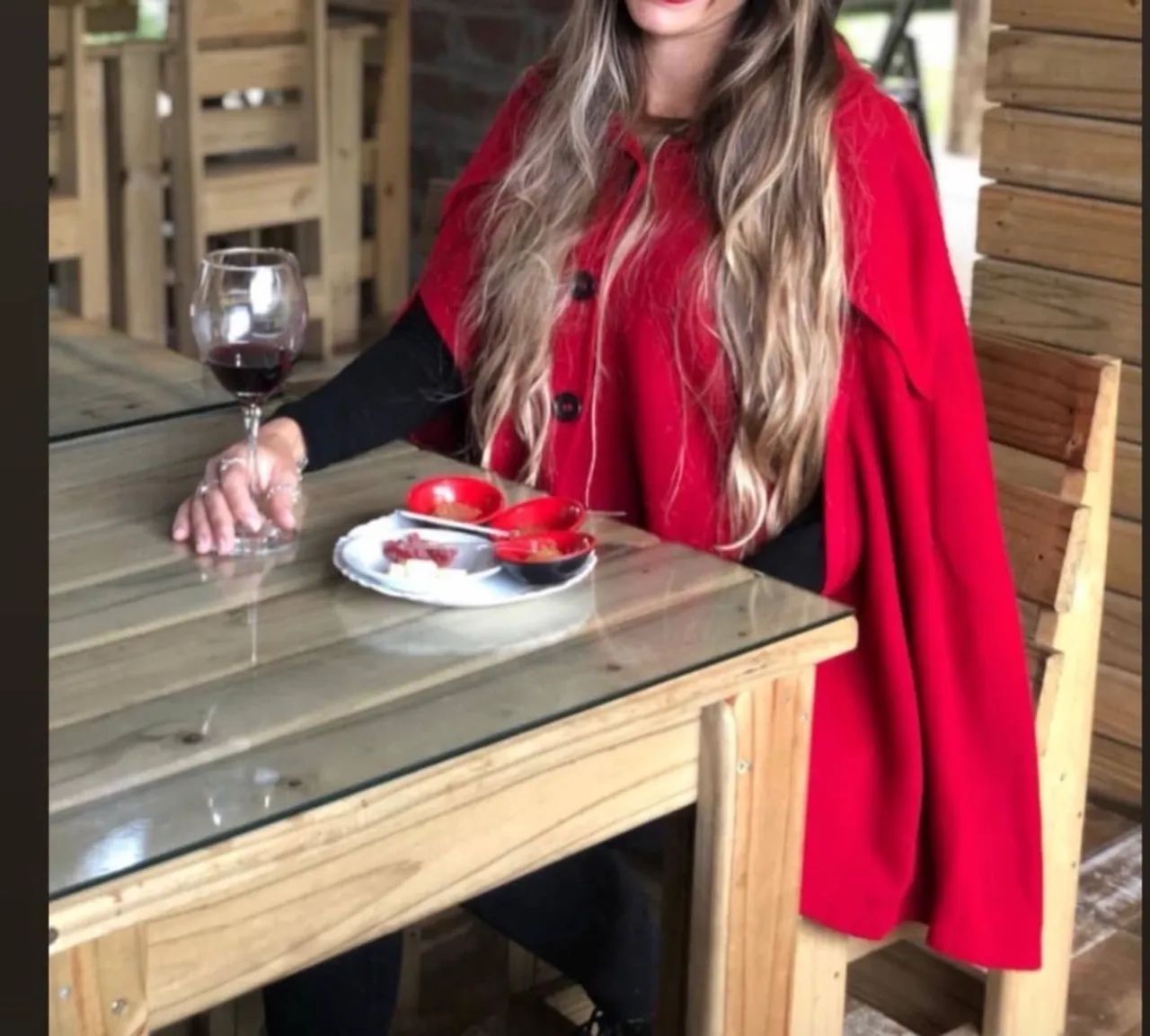 poncho vermelho  - Foto 5