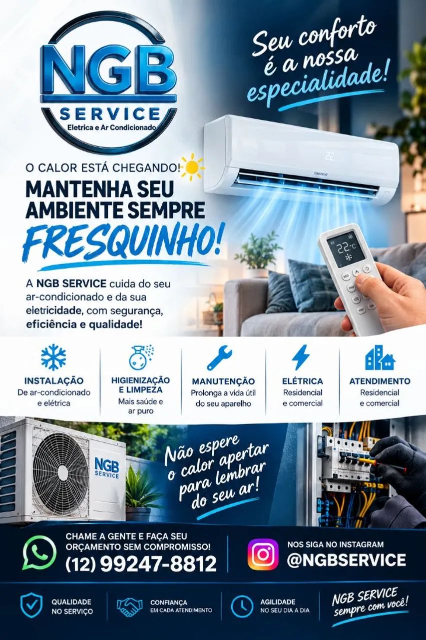 Ar condicionado e Elétrica
