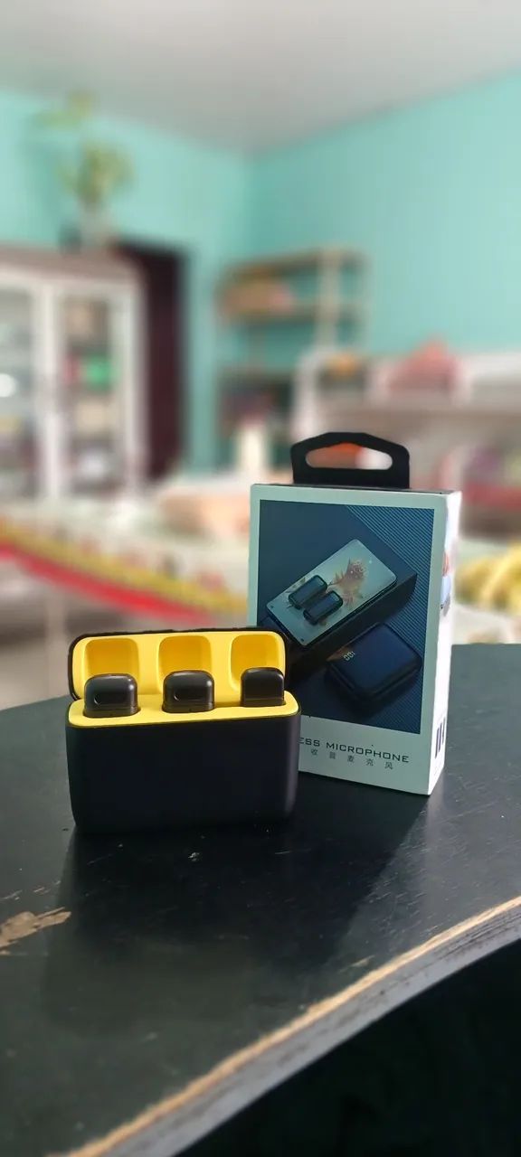 Microfone lapela sem fio