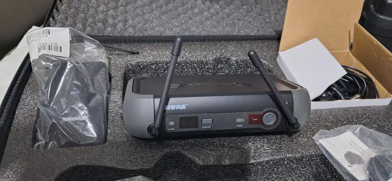 Microfone shure PG30 (de cabeça sem fio) + sistema pgx wireless  - Foto 4