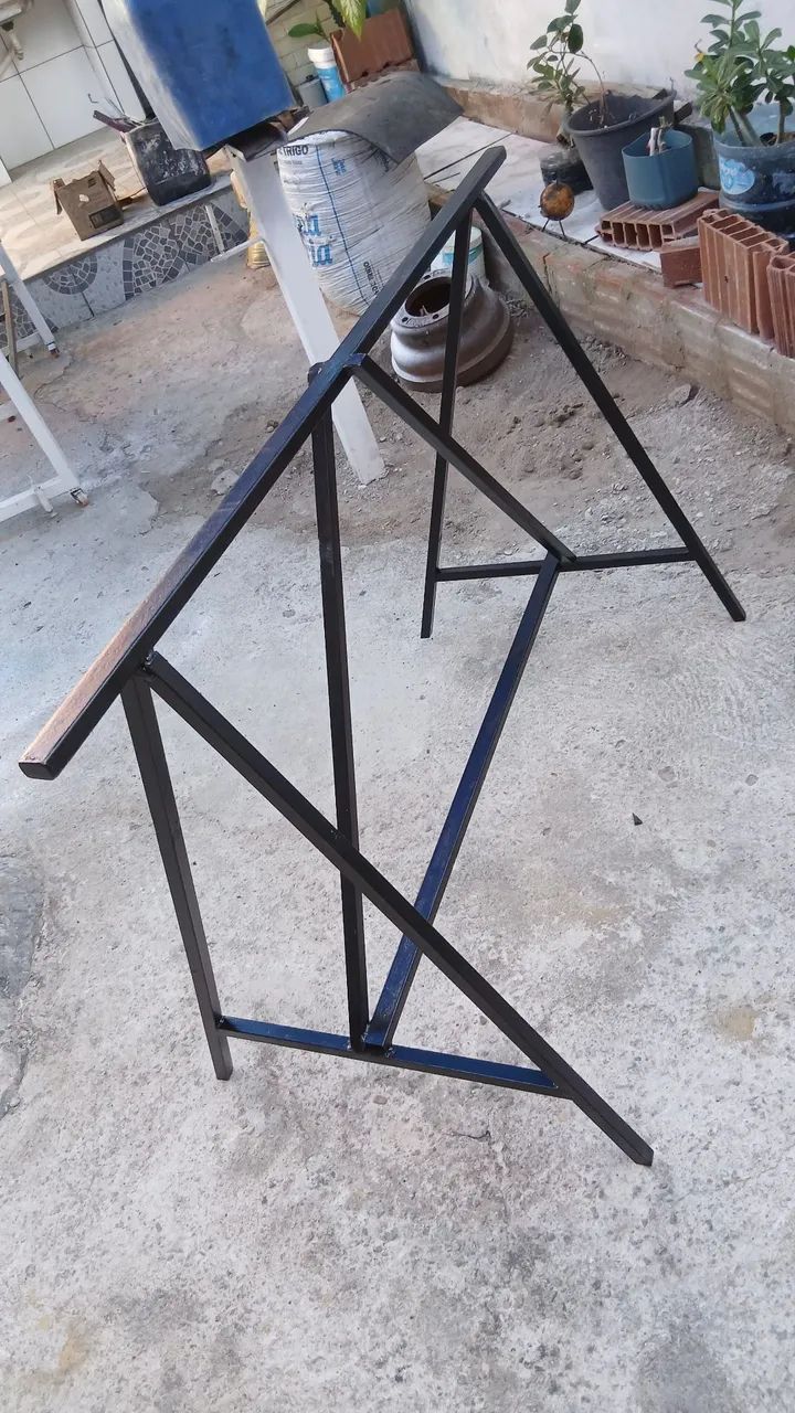 Cavaletes de metalon - Foto 2