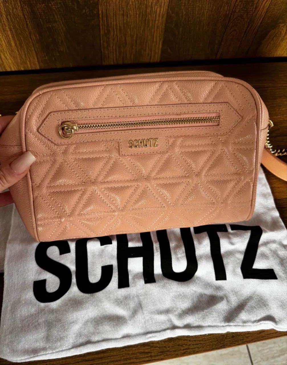 Bolsa schultz Rosê - Foto 5