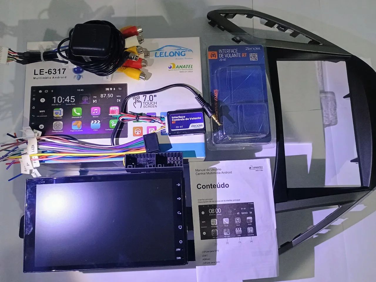 Multidia Lelong com interface de volante Zendel 