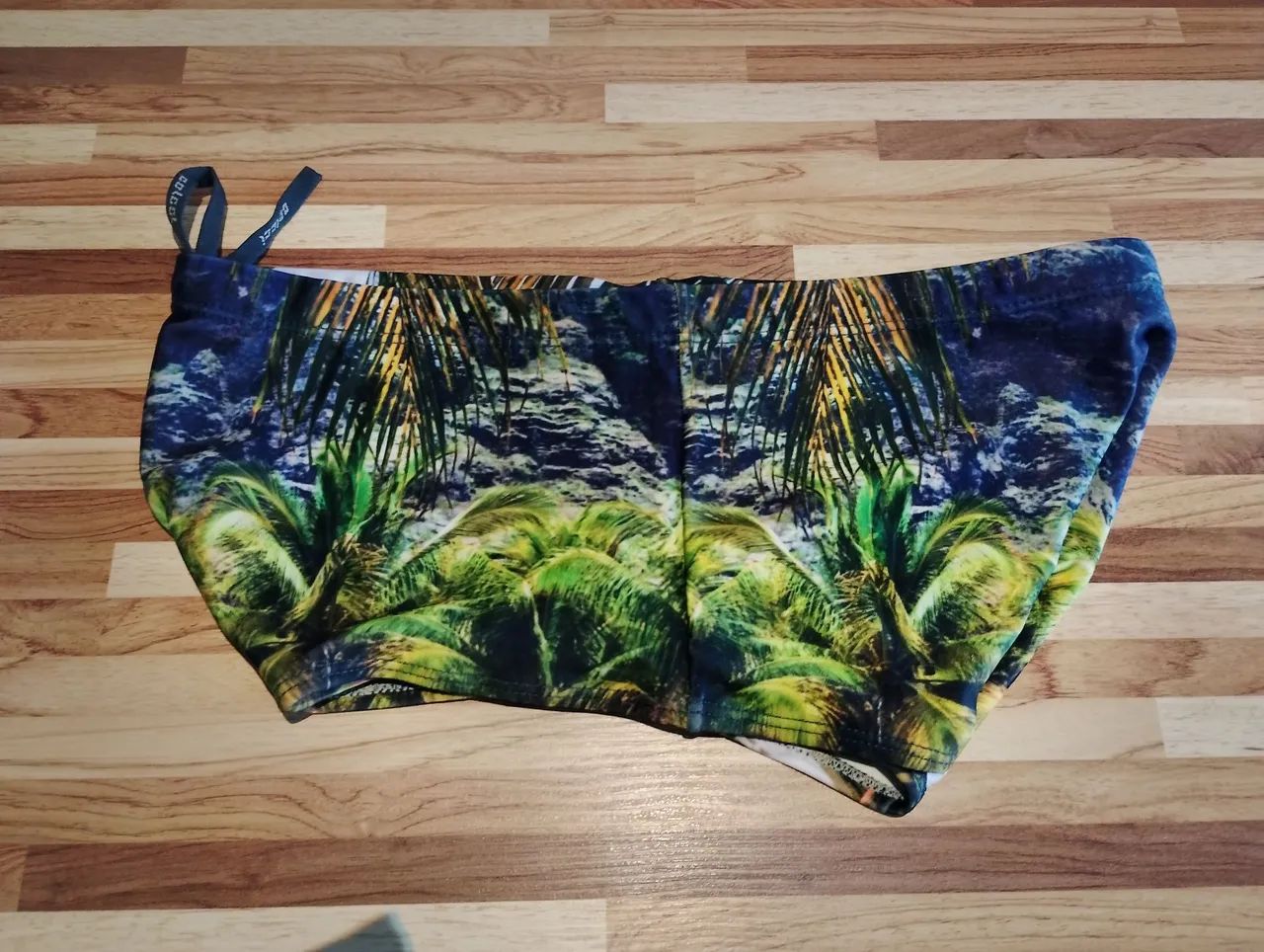Sunga Colcci Estampada Coqueiros - Tam M  - Foto 4
