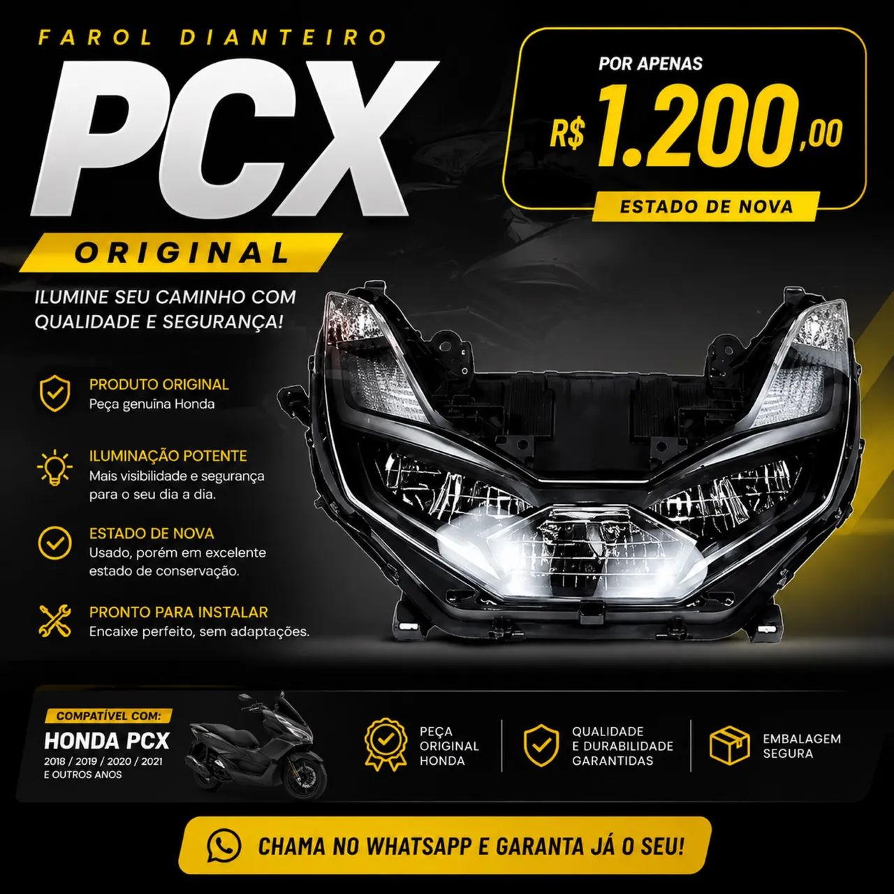 Farol de PCX 2025