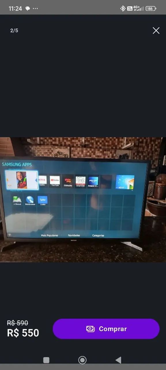 Tv Samsung smart LED 32 polegadas  - Foto 2