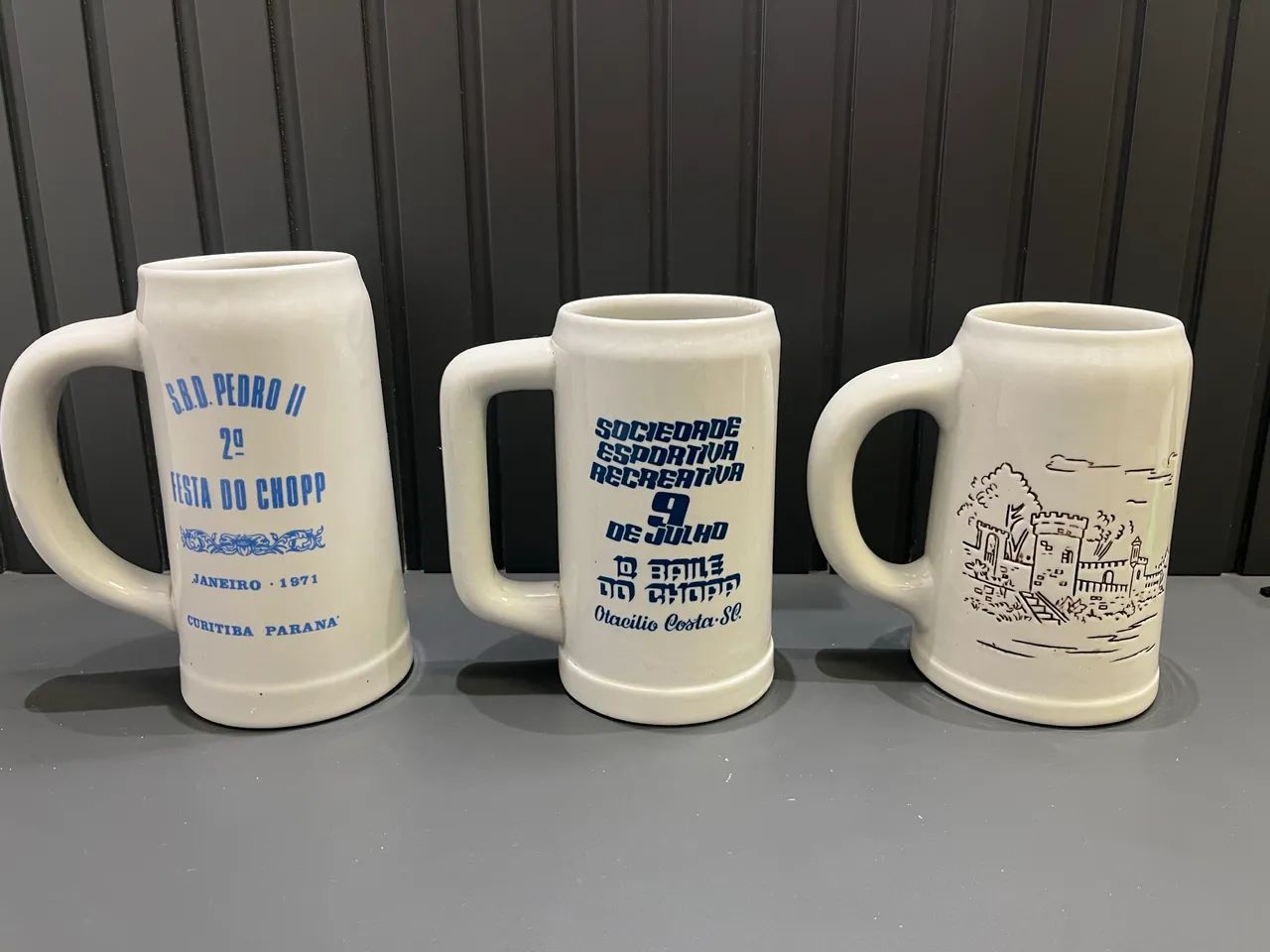 Coleção de canecos de chopp 3 unidades - Foto 4