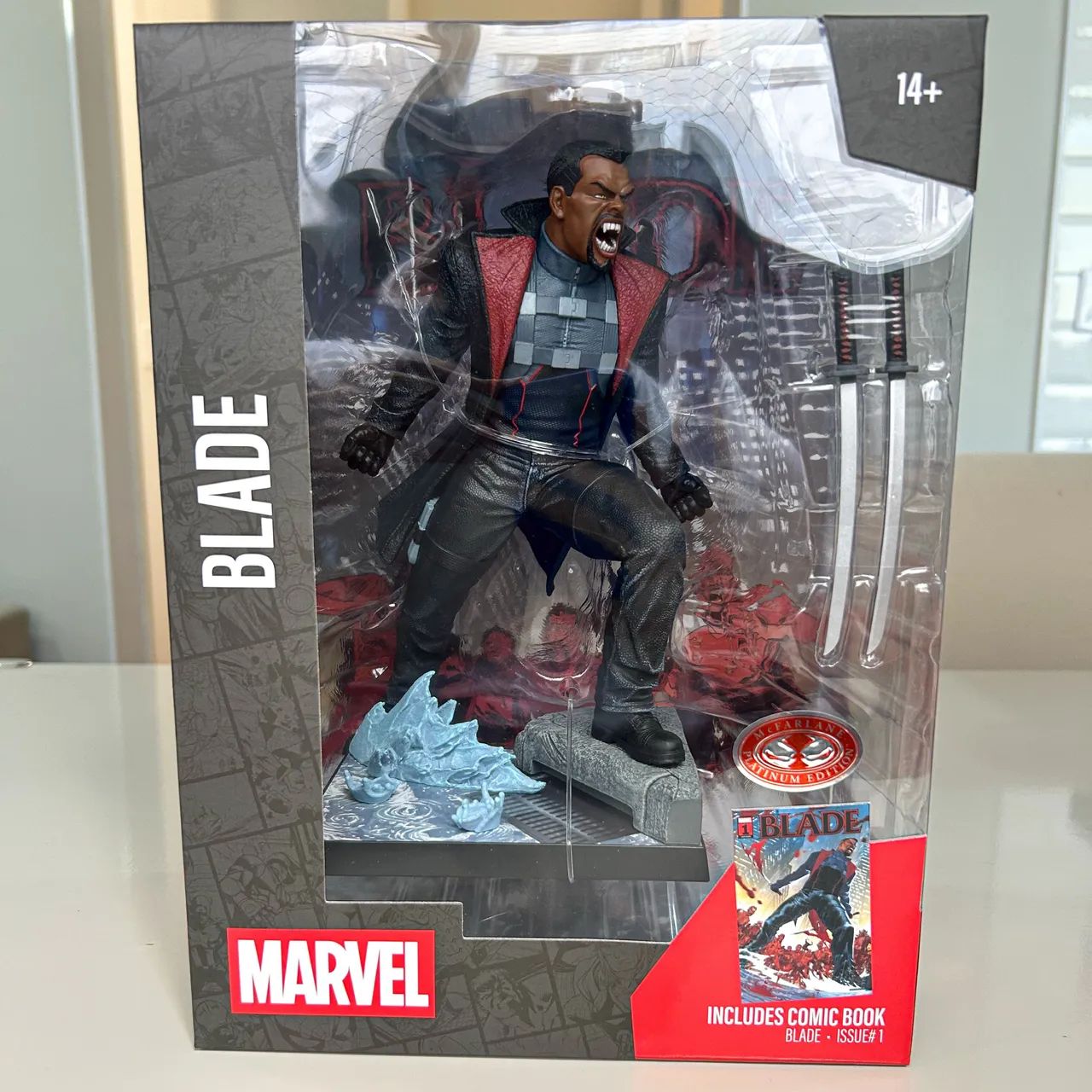 Action Figure Blade Mcfarlane Toys Original Boneco Marvel
