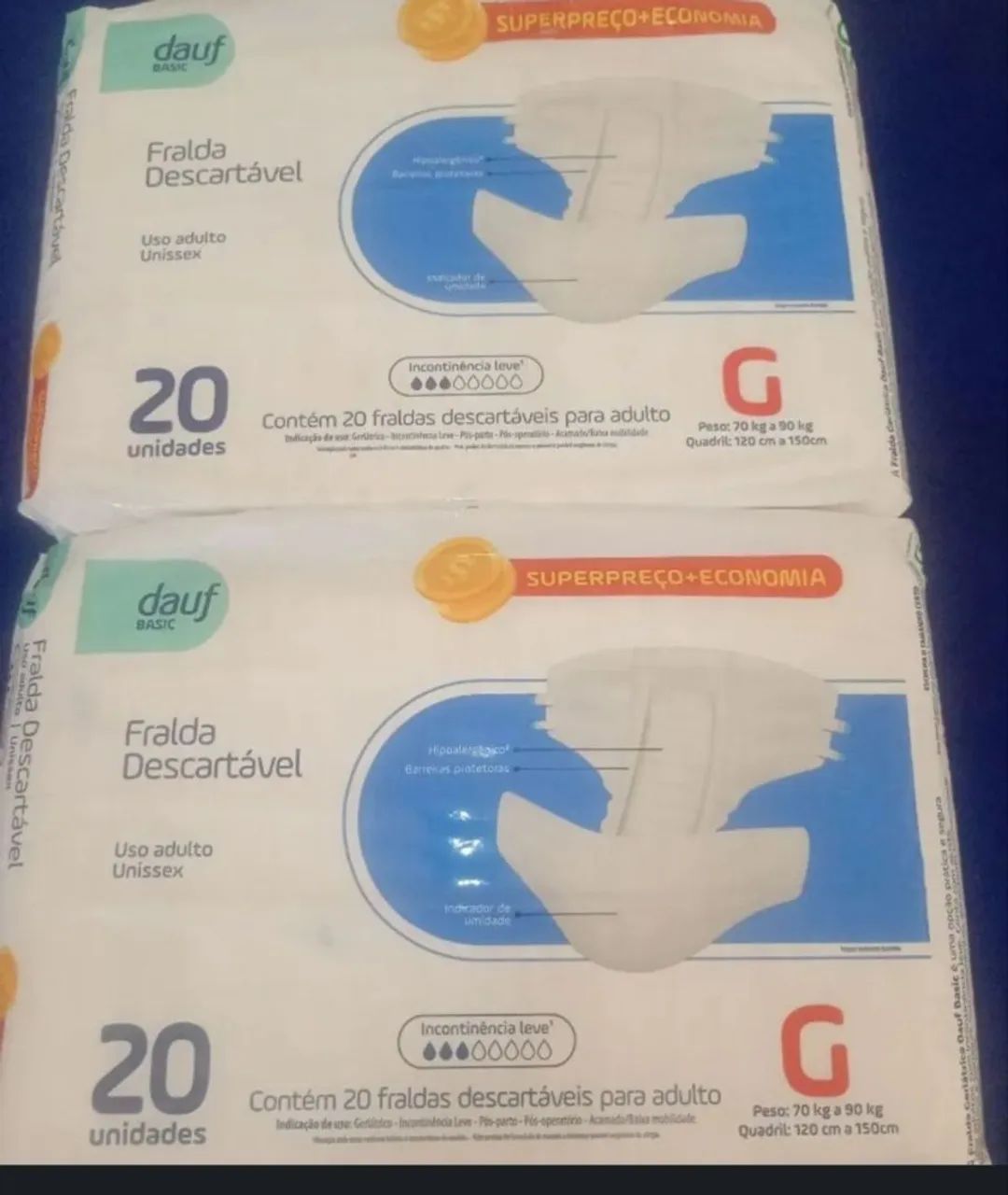 Fraldas geriatrica